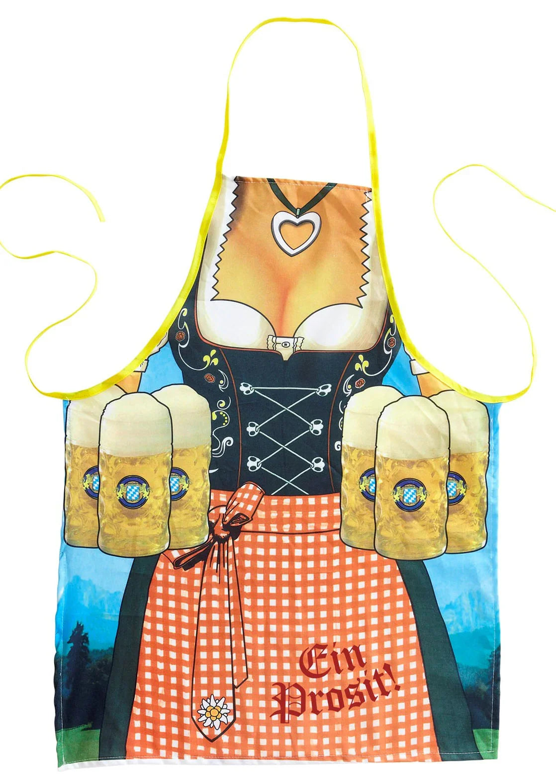 Delantal Bávaro de Oktoberfest para Mujer Complementos Oktoberfest Widmann